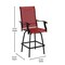 Flash Furniture Outdoor Stool - 30 inch Patio Bar Stool, Red, 2PK 2-ET-SWVLPTO-30-RD-GG - alternate 6